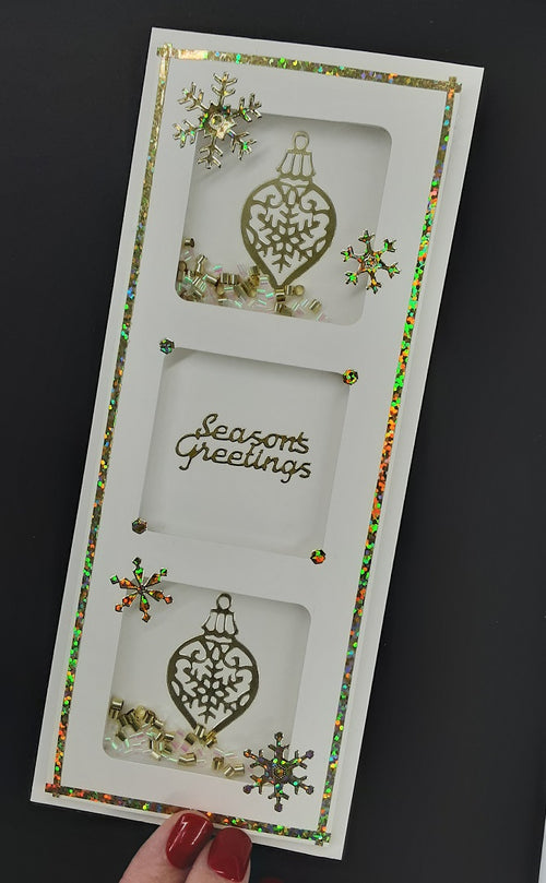 Season's Greetings Outline Sticker  5212 (1.101)