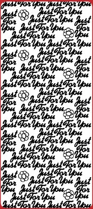 Just For You Outline Sticker  DD2105