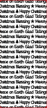 Christmas Greetings small Outline Sticker  DD2719