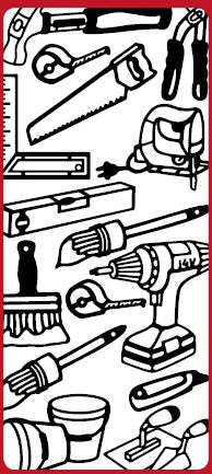 Tools 1 Outline Sticker  DD5721