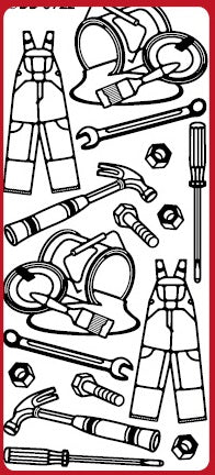 Tools 2 Outline Sticker  DD5722