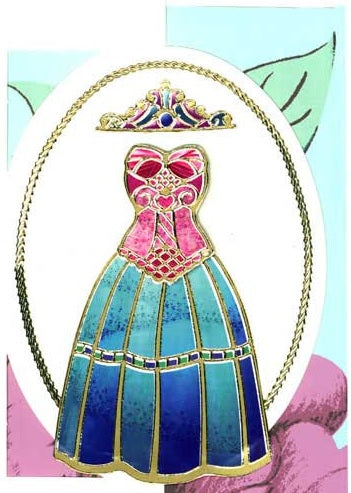 Fashion Dresses 3 Outline Sticker   DD8503