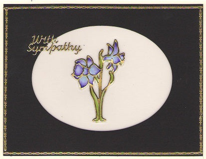 Daffodils Outline Sticker 2.309