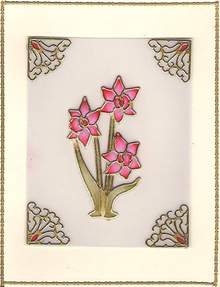 Vellum Cardstock 12 Card Kit Daffodils