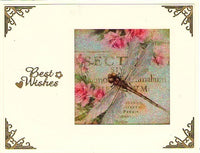 GlitterFilm & Vintage Hues 12 Card Kit Dragonfly Squares