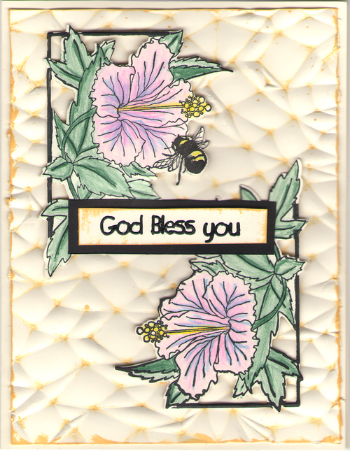 Hibiscus and Bee Die  CD ES-21001K