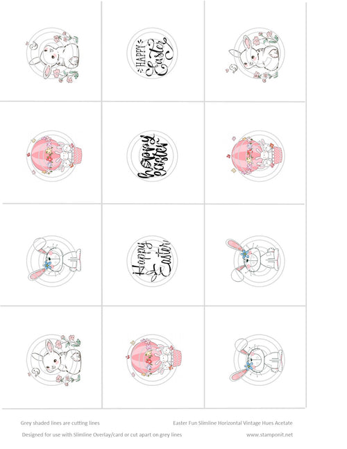 Easter Fun Slimline Vintage Hue Acetate