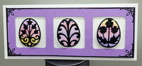 Egg Designs 8 large Outline Sticker  1832