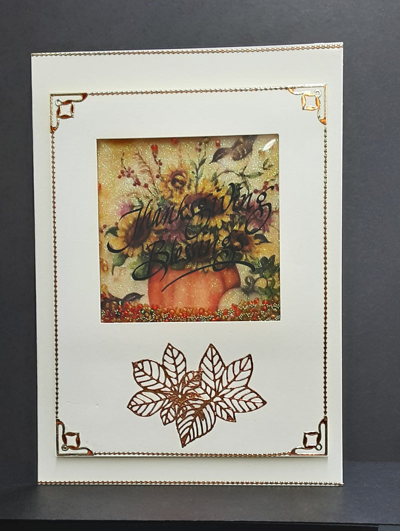 Fall Feathered Friends Blessings Shaker Sheet, Vintage Hue Acetate