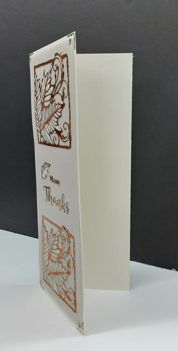 Fall Frame Many Thanks Outline Sticker  4625