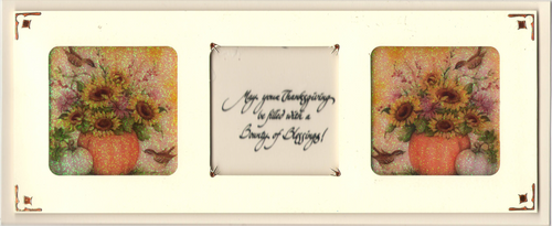 Fall Feathered Friends Blessings Slimline Vintage Hue Acetate