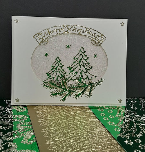 Cut-N-Create 12 Card Kit Fir Tree 1.447