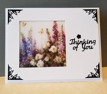 Vintage Hues Vellum, Floral 13 Squares
