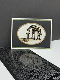 Just for You Giraffes Outline Sticker  2345 (LCD025)