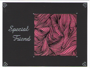 Background Squares GlitterFilm & Art Acetate Black Print Kit