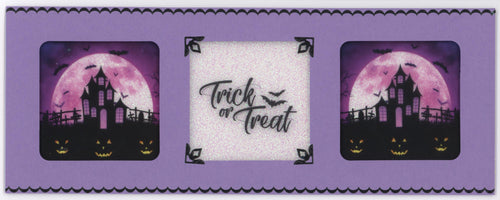 GlitterFilm & Vintage Hues 12 Slimline Card Kit Halloween Spells