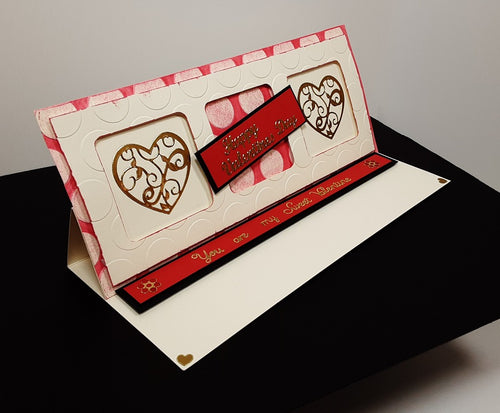 Happy Valentines Outline Sticker  DD2134