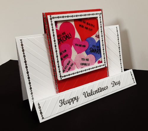 Candy Hearts Squares, Vintage Hue Acetate