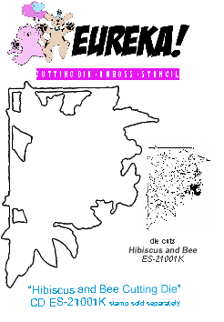 Hibiscus and Bee Die  CD ES-21001K