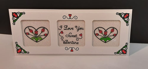 Mixed Valentine's Text Outline Sticker  DD2135