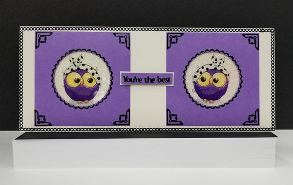 Little Hoots 1 Slimline Vintage Hue Acetate