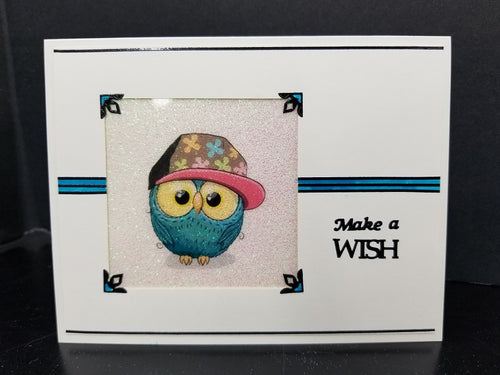 Little Hoots 2 Squares, Vintage Hues Acetate