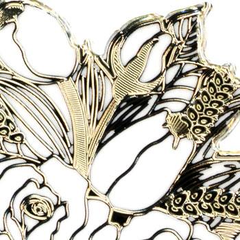 Sticker, Double Embossed Wedding Bouquet  356427