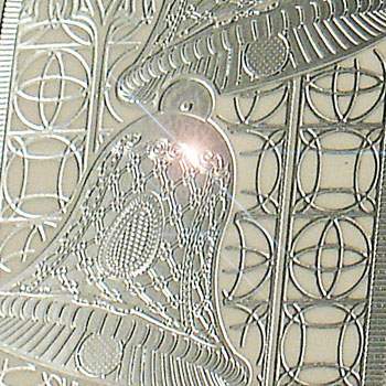 Sticker, Double Embossed Church Window Bells  357312