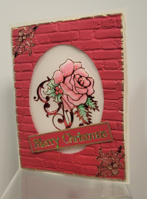 Embossing Folder, 3D Brickwork 664259