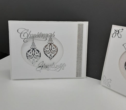 Christmas Ornament Balls Outline Sticker  4163