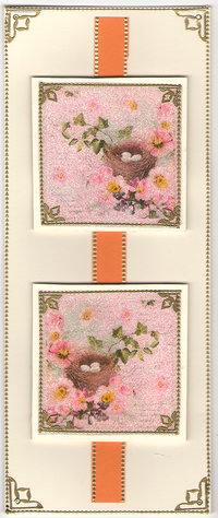 GlitterFilm & Vintage Hues 12 Slimline Card Kit Nature's Soft Shades Greetings 2