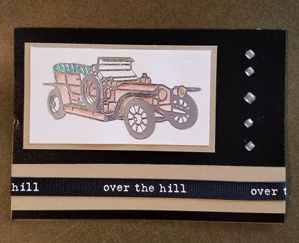 Old Driving Machines Outline Sticker  1.489