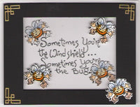 Sometimes Art Rubber Stamp   13506G