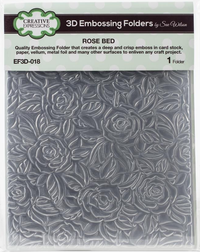 Embossing Folder, 3D Rose Bed 610771