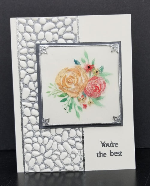 Shades of Florals Squares Vintage Hues Acetate