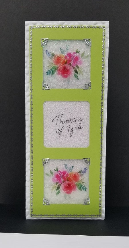 Shades of Florals 1 Slimline Thoughts Vintage Hues Acetate