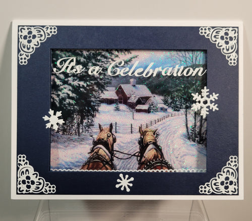 Sleigh Ride Season, Vintage Hue Acetate