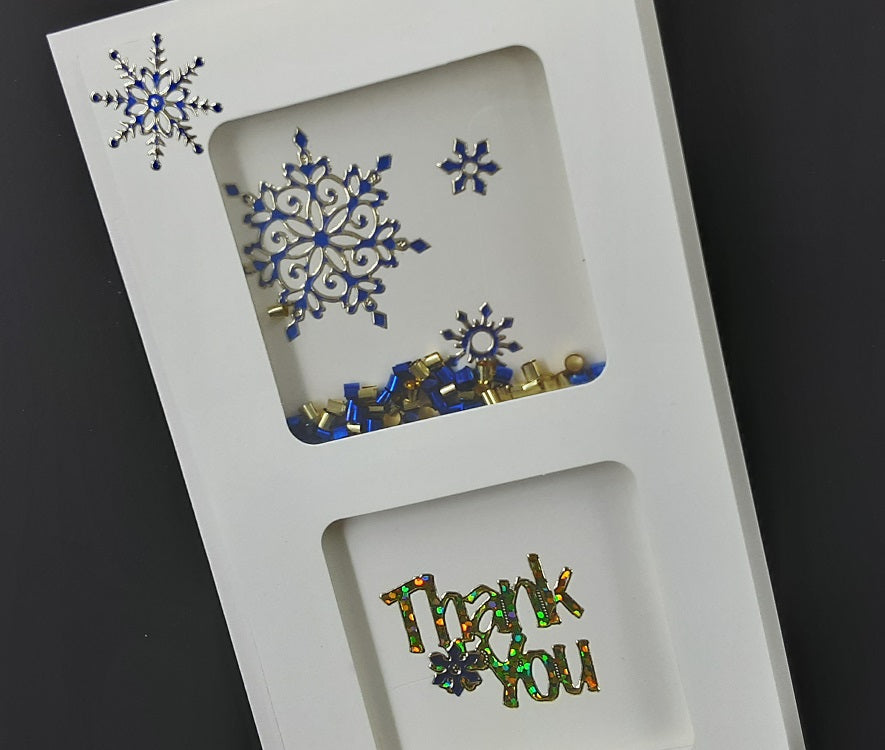 Classic Snowflakes Outline Sticker  3543