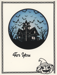 GlitterFilm & Vintage Hues 12 Card Kit Spooky Nights
