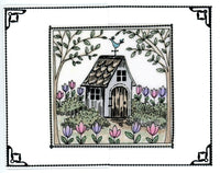 Spring Cottage Cut-N-Create Print AS-1166CCP