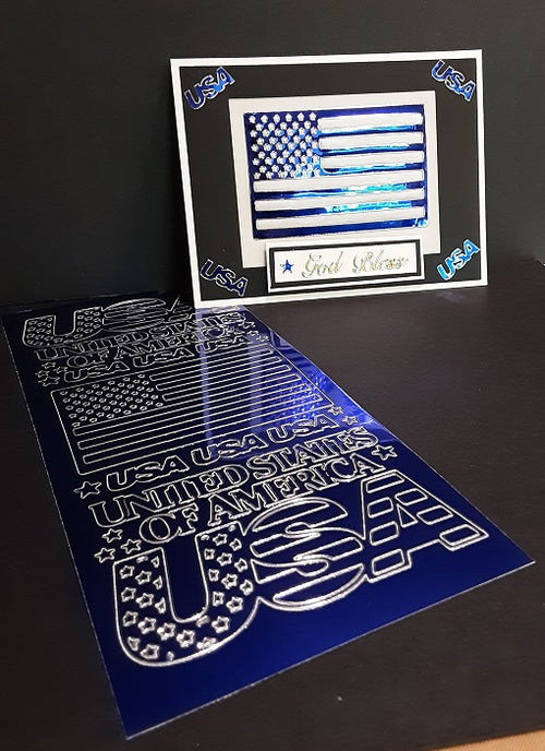 USA Outline Sticker  4085