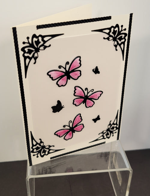 Various Butterflies Outline Sticker  1.476