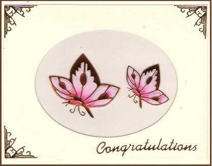 Vellum Cardstock 12 Card Kit Elegant Butterflies