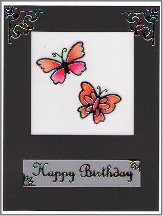 Vellum Cardstock 12 Card Kit Various Butterflies