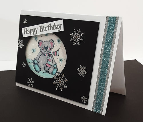 Snowflakes 2 Outline Sticker  3534