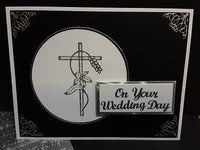 On Your Wedding Day Outline Sticker  DD2178