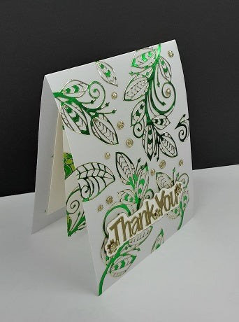 Zen Leaves Outline Sticker  3836 2553