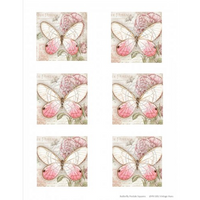 Vintage Hues Vellum, Butterfly Postale