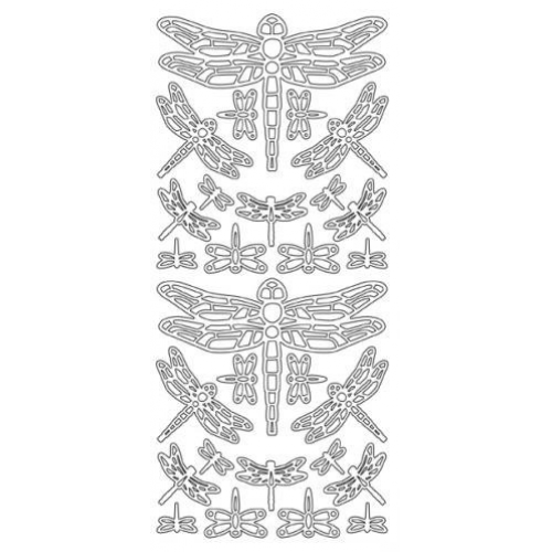 Dragonflies Outline Sticker  14070  LIMITED AVAILABILITY