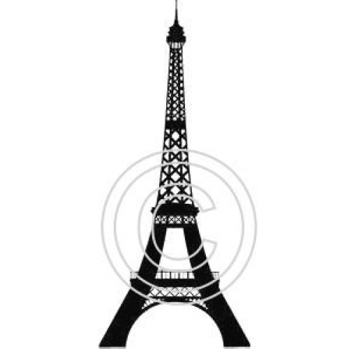 Eiffel Tower Art Acetate